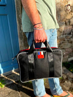 Sac ordinateur 13 pouces noir Jo écoresponsable