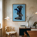 Affiche d'Artiste Pawel Pacholec Plan de course Vintage 50x70 cm