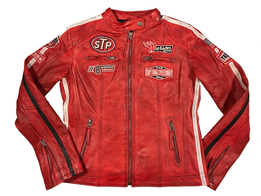 Blouson Cuir Rouge Daytona