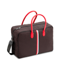 Sac cabine Giovana tissu noir et rouge femme