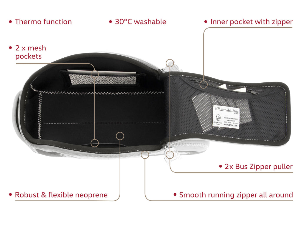 Trousse de toilette extérieure VW Beetle Travel Office — Flower (L)