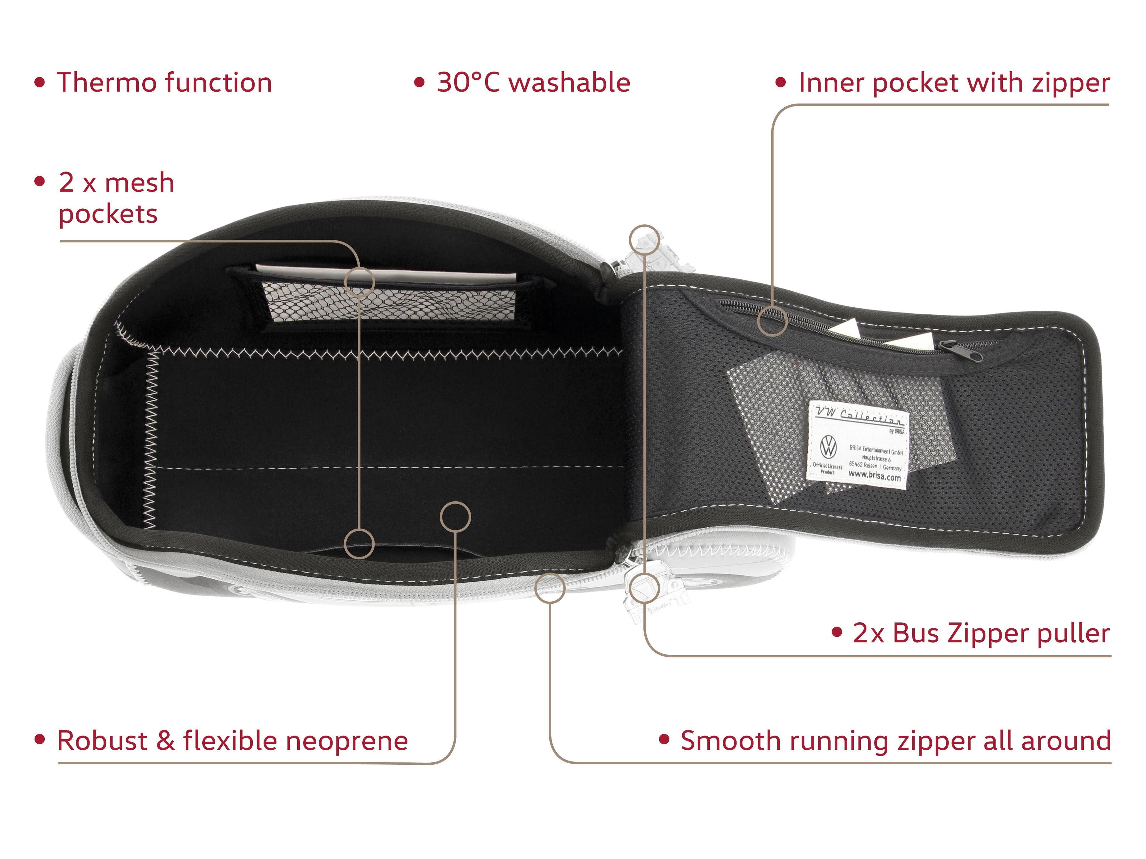 Trousse de toilette extérieure VW Beetle Travel Office — Flower (L)