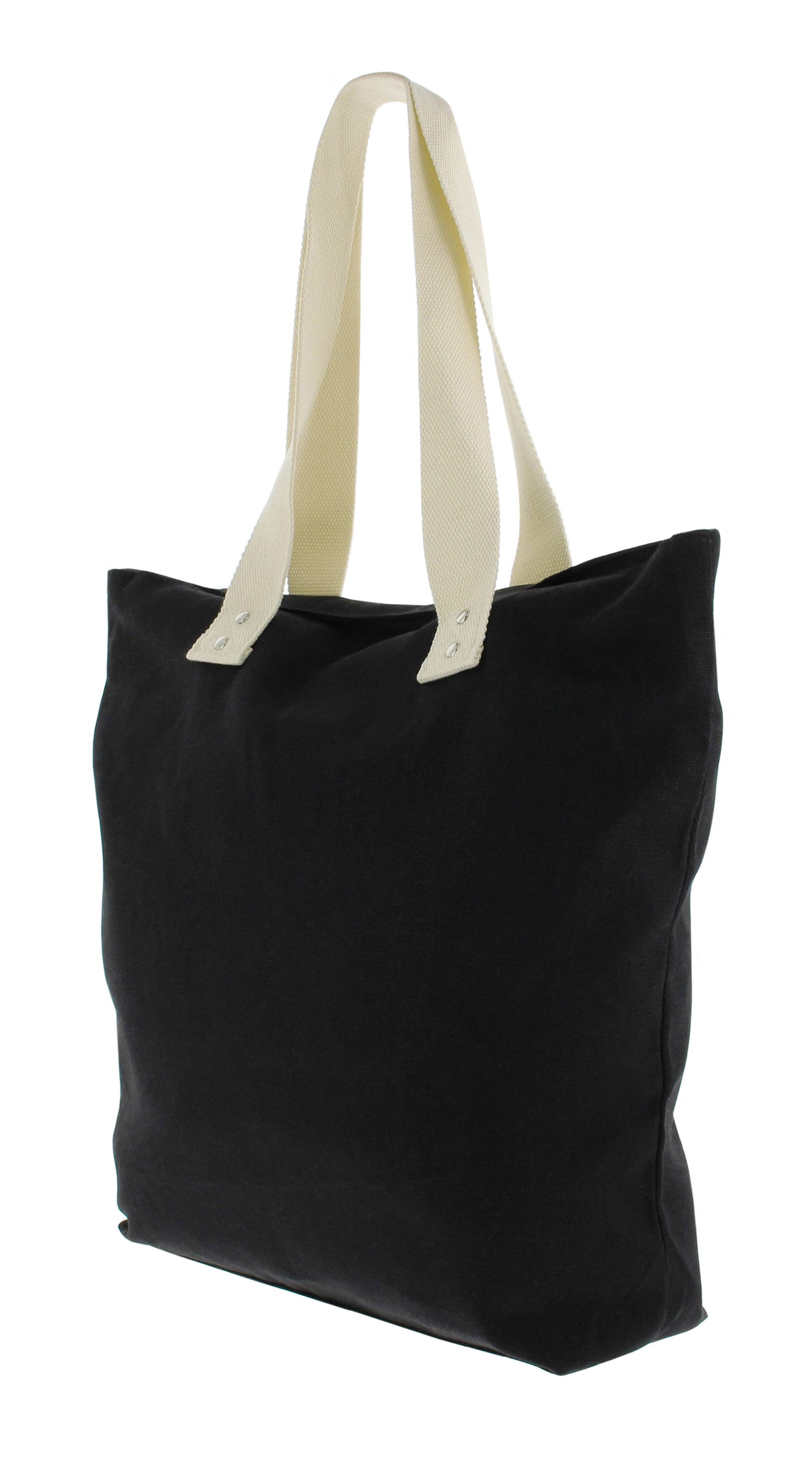 Sac cabas en toile VW T1 Bus - Noir