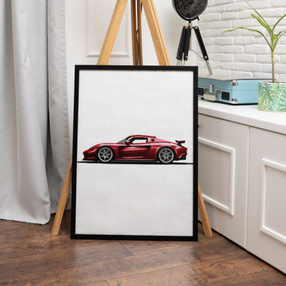 Cadre Affiche Porsche