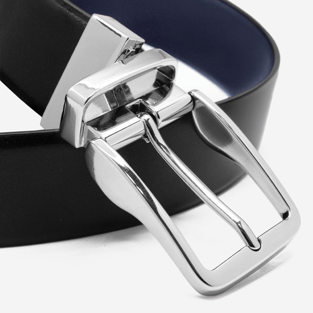 Ceinture REVERSIBLE cuir de vachette homme-Largeur 35mm-CT082 Ceintures homme Glove Story 