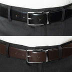 Ceinture REVERSIBLE cuir de vachette homme-Largeur 35mm-CT082 Ceintures homme Glove Story 