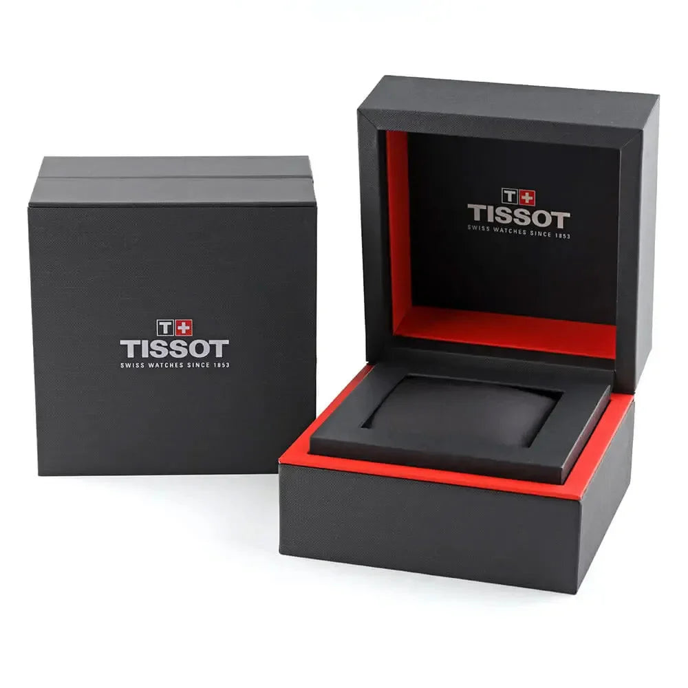 Montre Tissot SuperSport PRS 516 Chrono Bracelet Cuir Noir Aiguilles Rouge 100.417.16.051.00