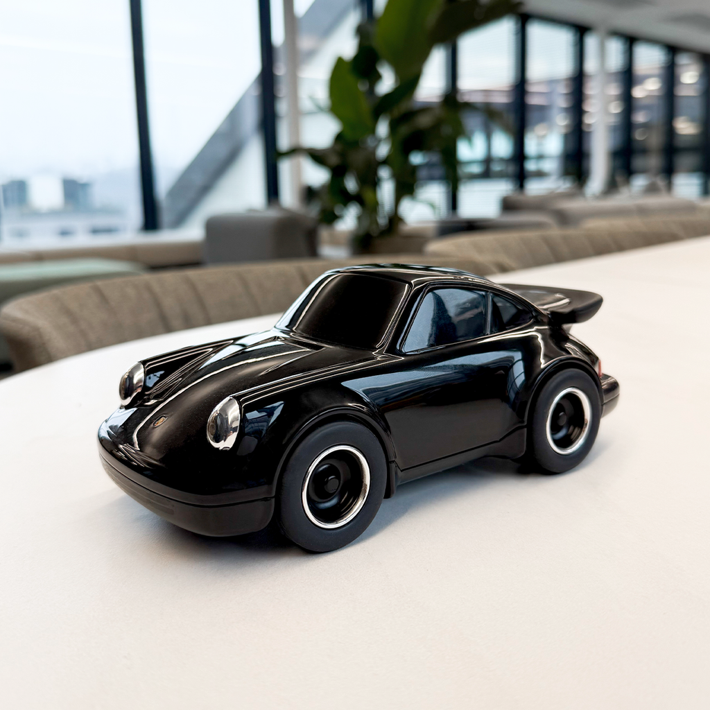 Toy Small Porsche 911 Black Metal Car - Yellow / Silver Metal / Red variant 3+