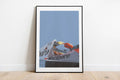 Illustration d'Artiste Javier Peña Limitée 50 Ex Numérotée 30X40cm « Ayrton Senna Marlboro F1"