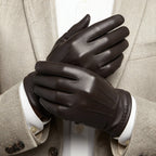 Gants cuir agneau-100% cachemire-22006CA Gants cuir homme prestige Glove Story 