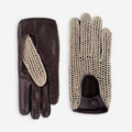 Gants de conduite cuir agneau-non doublé-21539NF Gants de conduite femme Glove Story Tan 6.5 