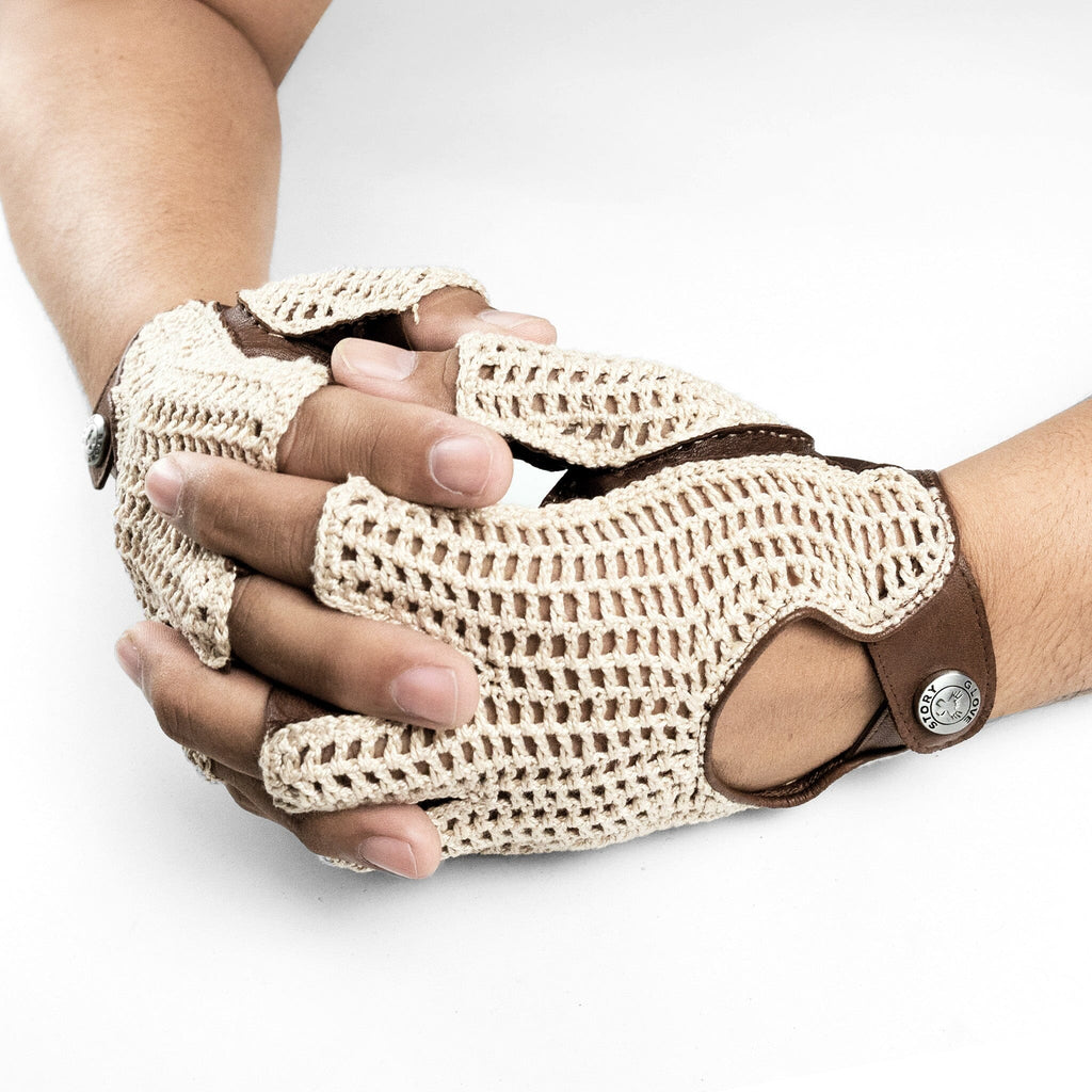 Gants de conduite, mitaines-cuir agneau-non doublé-22034NF Gants de conduite homme Glove Story 