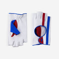 Gants de conduite, mitaines-cuir agneau-non doublé-22117NF Gants de conduite homme Glove Story Blanc 8 