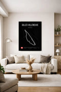 Nürburgring Poster – Mythical German Circuit | Minimalist Racing Print A2