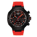 Montre Tissot T-Race Quartz Chronograph Bracelet Silicone Rouge T1414173706101