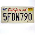 California license plate