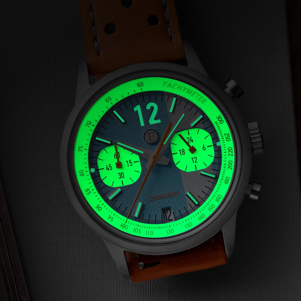 Race Master Chronographe GLF Orange Bleu