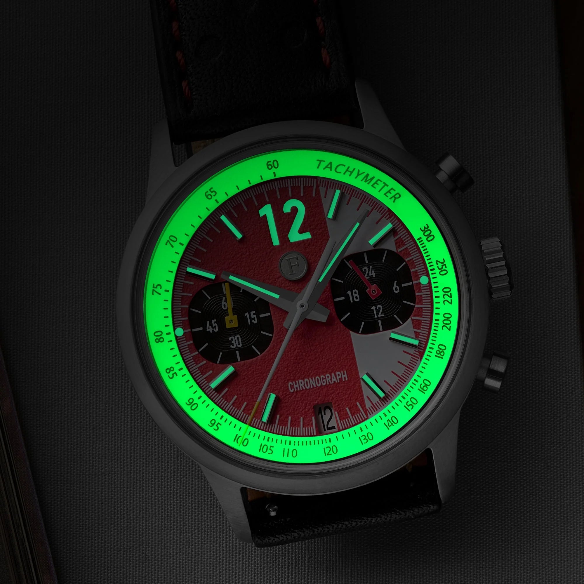 Race Master Chronographe GLF Noir Rouge
