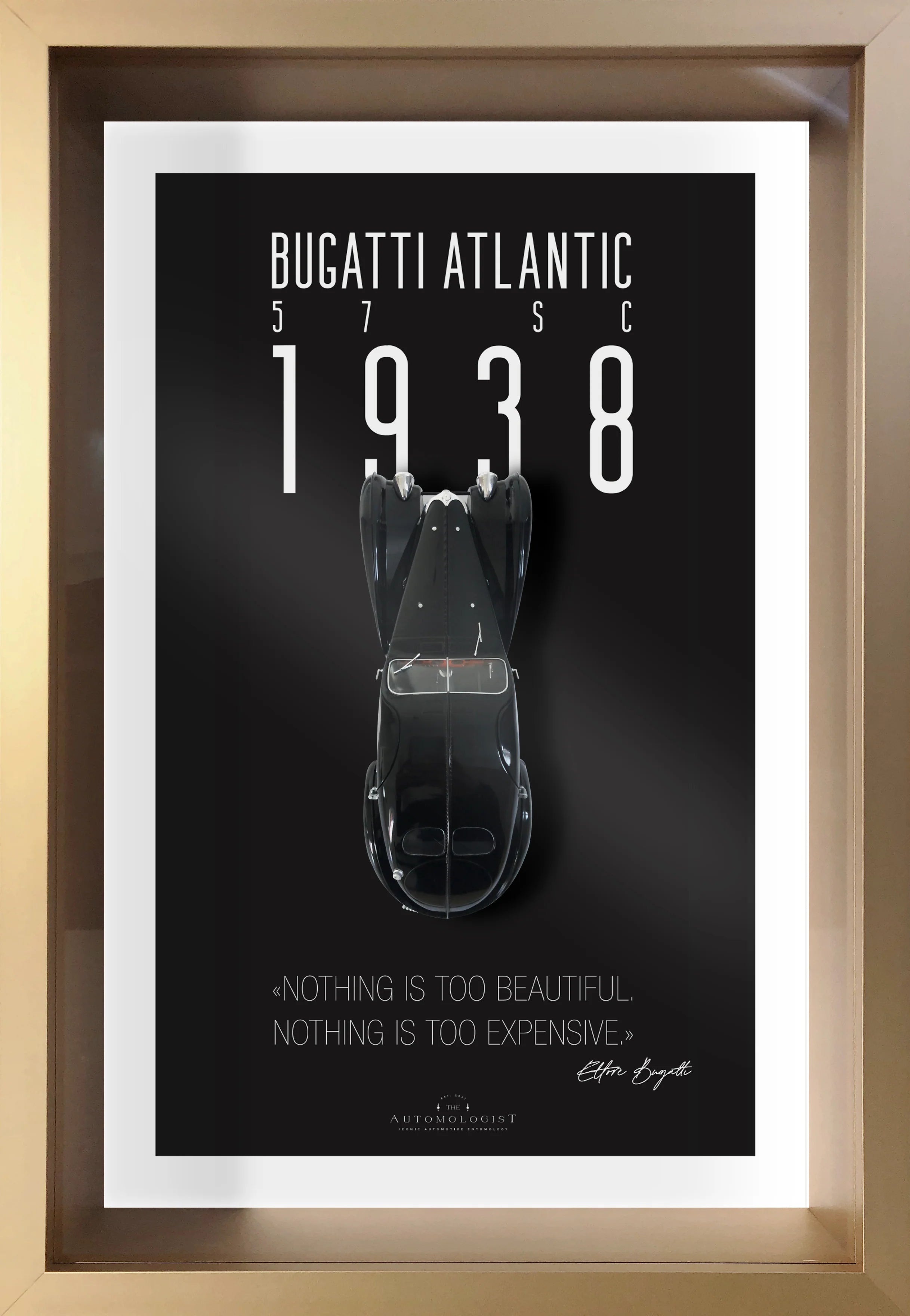 Cadre Affiche Bugatti