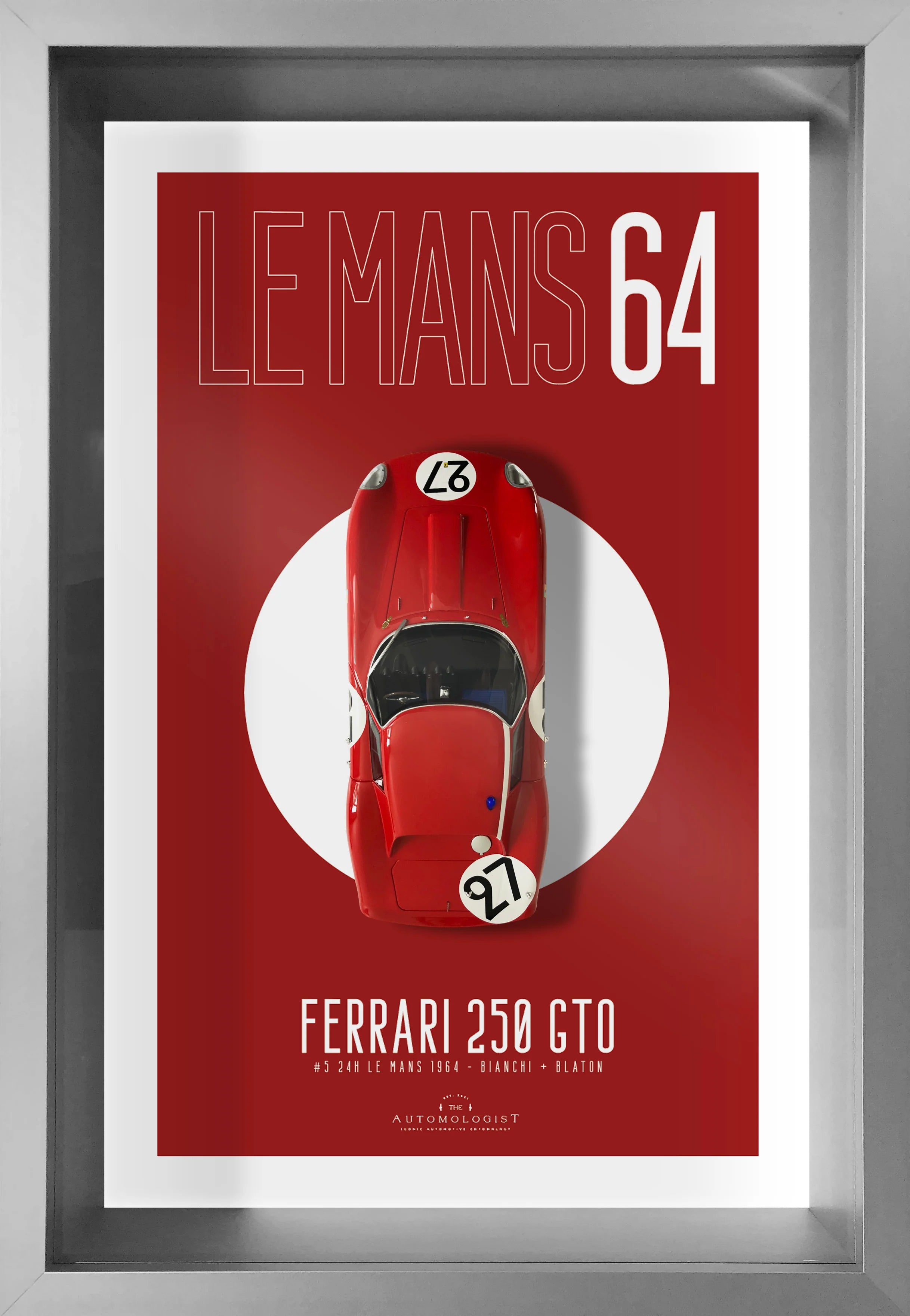 Cadre Affiche Ferrari 250 GTO
