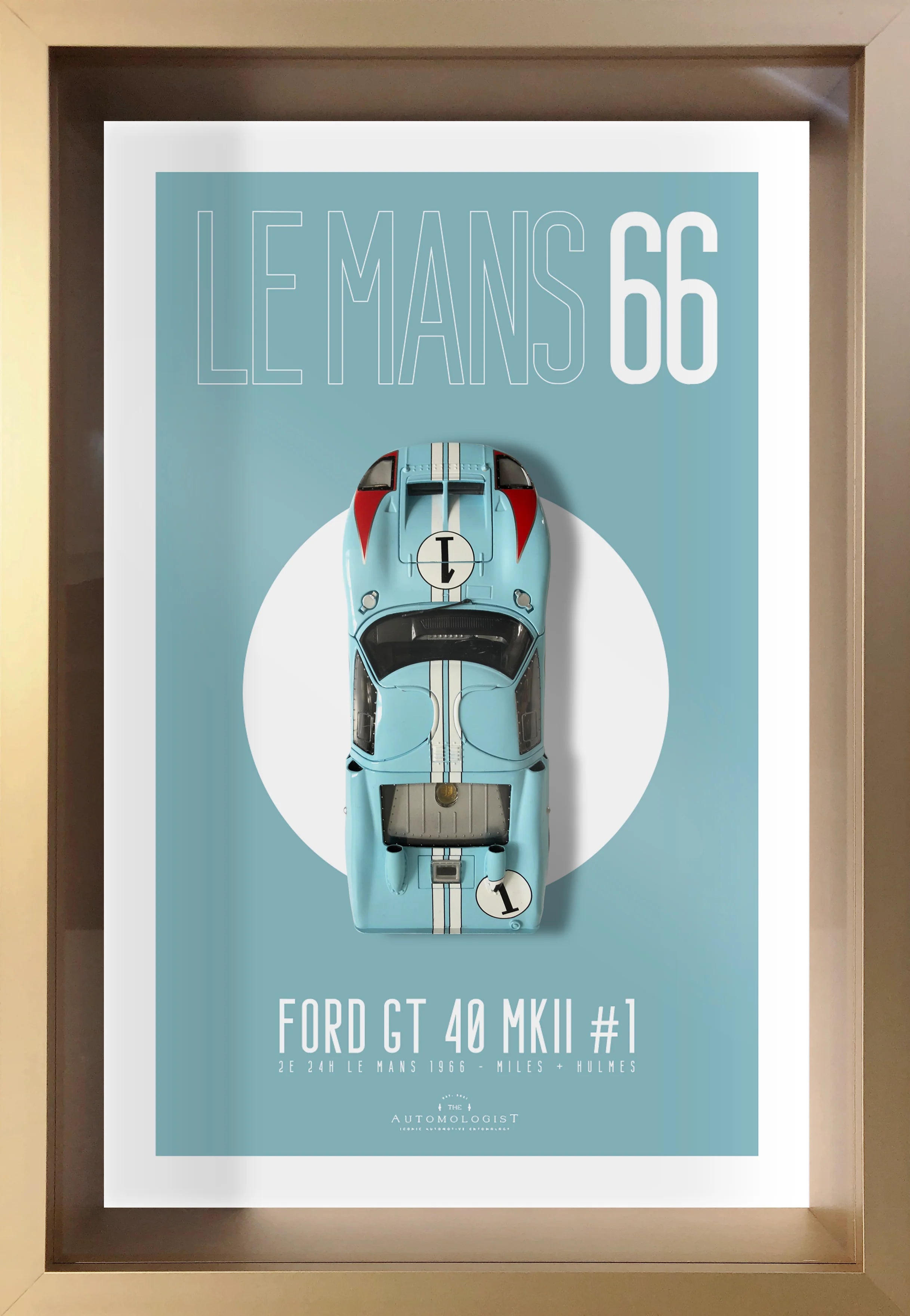 Cadre Affiche Ford GT40